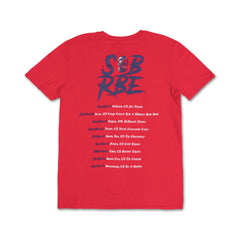 SOB X RBE TOUR TEE - RED