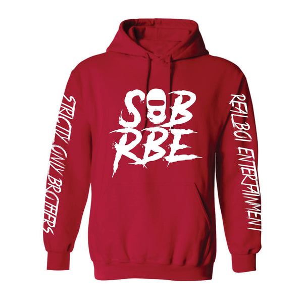 SOB X RBE HOODIE - RED