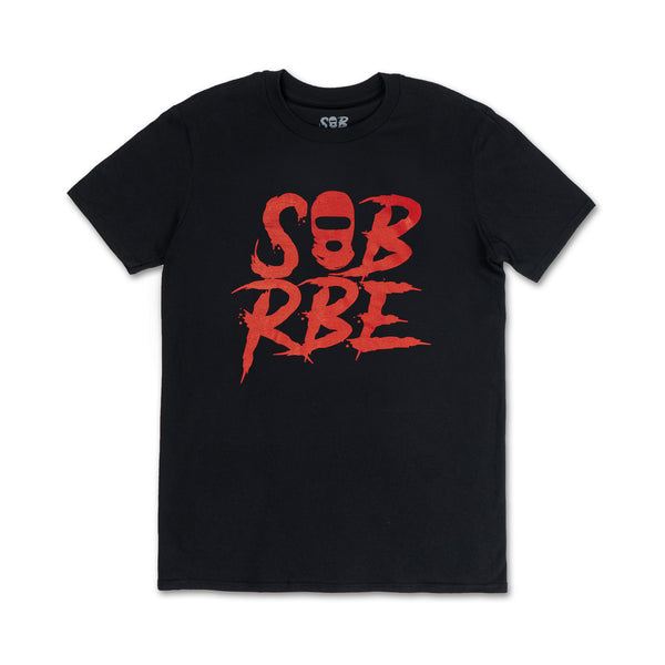 SOB X RBE TEE - BLACK/RED
